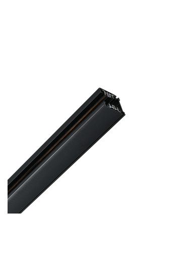 Тоководеща шина, двупроводна, за LED прожектор, 2m, черна, 220VAC, BY40-00121
