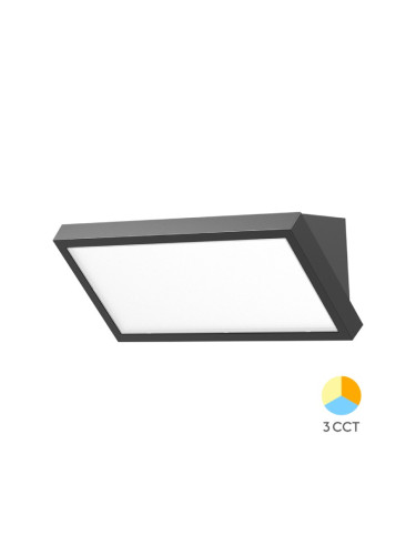 LED фасадна лампа NAPOLI, 20W, 230VAC, 2000lm, 3в1 цвята, IP65, BG37-00582