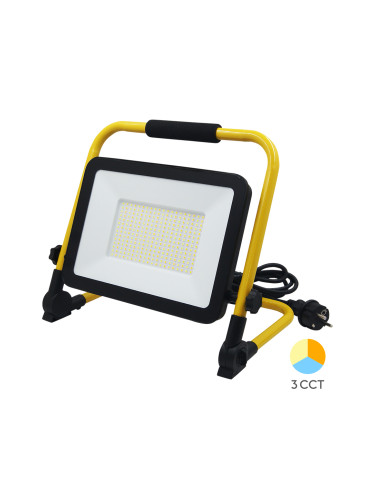 LED работна лампа BT60-99181, 100W, 230VAC, 3в1 цвята, 8500lm, IP65