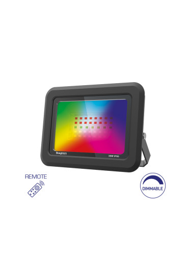 LED, RGB прожектор, 30W, 230VAC, димируем, IP65, BT60-33091
