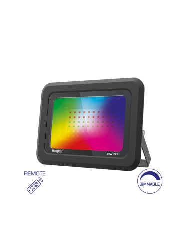 LED, RGB прожектор, 50W, 230VAC, димируем, IP65, BT60-35091