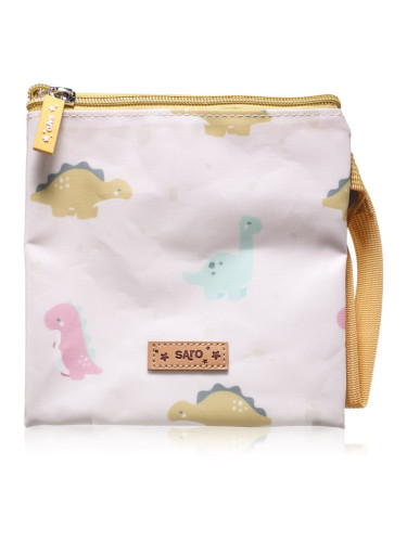 Saro Baby Sandwich Bag торбичка за закуска Mustard 17,5x17,5 cm 1 бр.