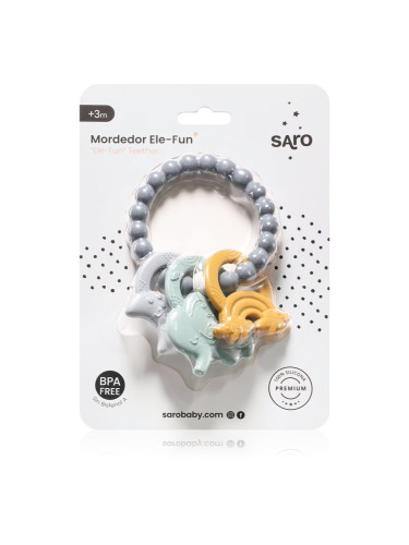 Saro Baby Ele-Fun гризалка Blue 1 бр.