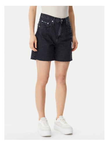 Calvin Klein Jeans Дънкови шорти J20J225190 Черен Loose Fit