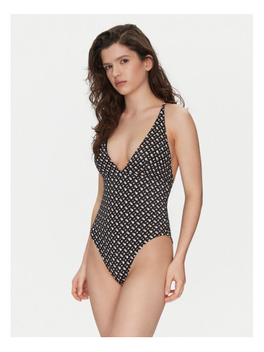 BOSS Бански костюм Bb Monogram 50535277 Черен