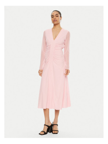 ROTATE Коктейлна рокля 113628 Розов Regular Fit