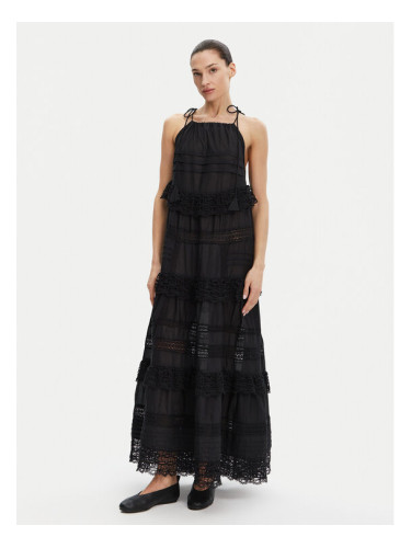 Munthe Лятна рокля Fuenta 251132225128 Черен Loose Fit