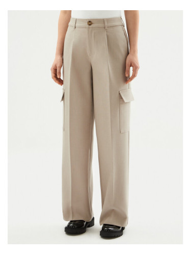 Calvin Klein Jeans Панталони тип палацо J20J224848 Сив Relaxed Fit