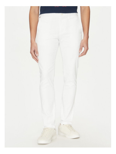 Tommy Hilfiger Чино панталони Bleecker MW0MW26619 Бял Slim Fit