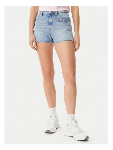 Tommy Jeans Дънкови шорти DW0DW20087 Син Slim Fit