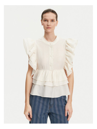 Munthe Блуза Fulton 251104325132 Екрю Regular Fit