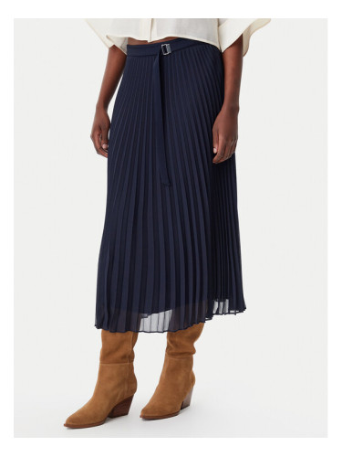 BOSS Плисирана пола Vocelina 50531644 Тъмносин Regular Fit