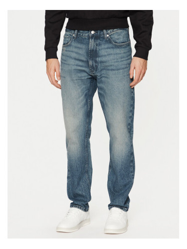 HUGO Дънки 50530635 Син Straight Fit