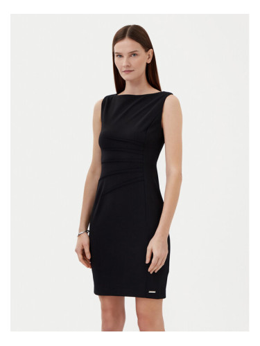 Calvin Klein Ежедневна рокля K20K208433 Черен Regular Fit