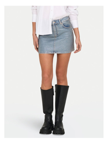 ONLY Дънкова пола Hollywood 15342137 Син Regular Fit