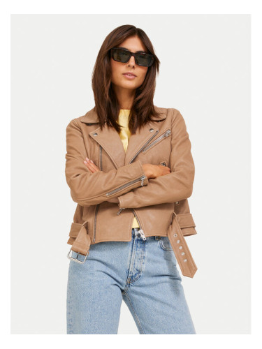 JJXX Кожено яке Holly 12200286 Кафяв Regular Fit