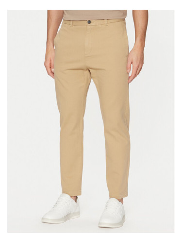 HUGO Чино панталони 50533851 Бежов Slim Fit
