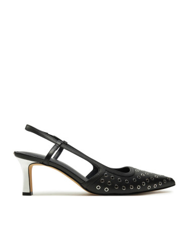 MICHAEL Michael Kors Обувки на ток Alora Mid Sling 40R5ALMP3L Черен