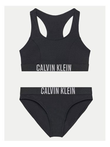 Calvin Klein Swimwear Бански костюм KY0KY00091 Черен