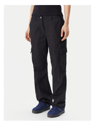 Tommy Jeans Текстилни панталони DW0DW20350 Черен Relaxed Fit