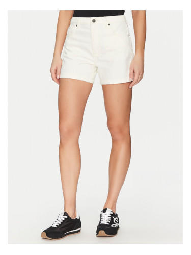 Guess Jeans Шорти от плат W5GD0S D5M62 Бял Regular Fit