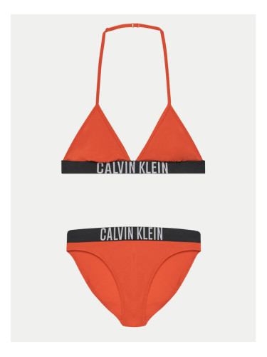 Calvin Klein Swimwear Бански костюм KY0KY00090 Червен