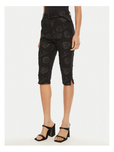 ROTATE Панталони тип капри 113305 Черен Skinny Fit