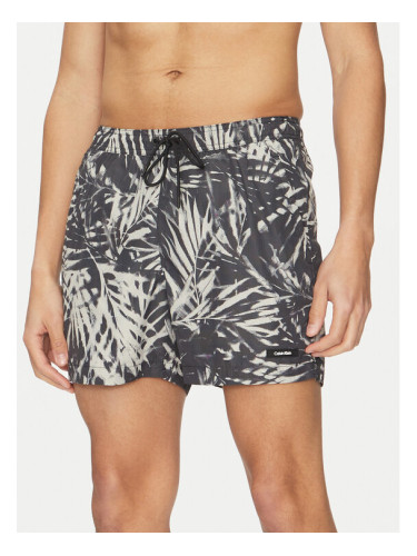 Calvin Klein Swimwear Плувни шорти KM0KM01120 Черен Regular Fit