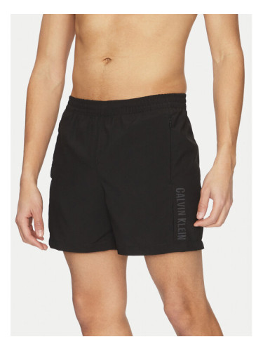 Calvin Klein Swimwear Плувни шорти KM0KM01096 Черен Regular Fit