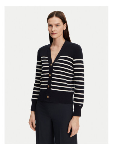 Gant Кардиган 4805319 Тъмносин Regular Fit
