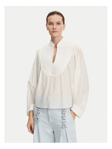 Munthe Блуза Frantz 251100525130 Екрю Loose Fit