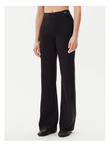 Calvin Klein Jeans Плетени панталони J20J225336 Черен Slim Fit
