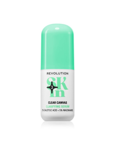 Revolution Skincare Clearly Clarify 5% Niacinamide & 2% Salicylic Clarifying Serum изглаждащ ексфолиращ серум с ниацинамид 30 мл.