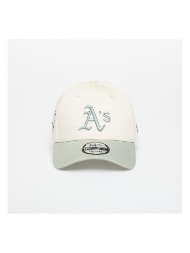 Шапка New Era MLB Ws Patch 9FORTY Oakland Athletics Ivory/ Pastel Green Universal