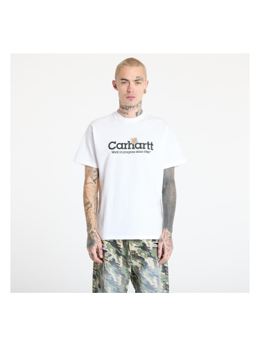 Тениска Carhartt WIP S/S Label Script T-Shirt UNISEX White S