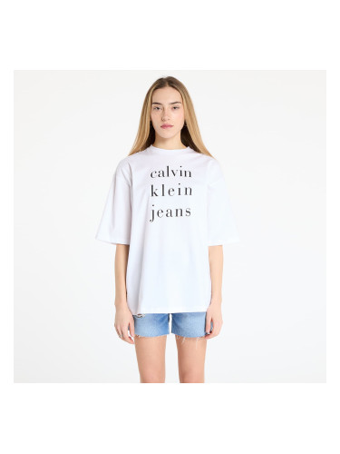 Тениска Calvin Klein Jeans Short Sleeve Logo Tee White M