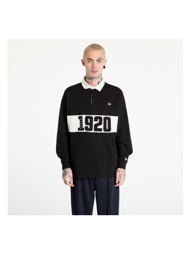 Тениска New Era Drop Shoulder Rugby Shirt UNISEX Black M