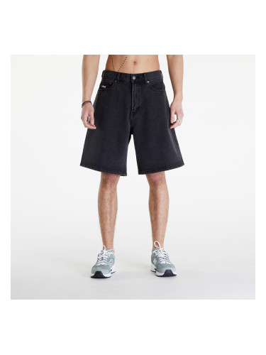 Къси панталони OBEY Bigwig Baggy Denim Short Faded Black W33