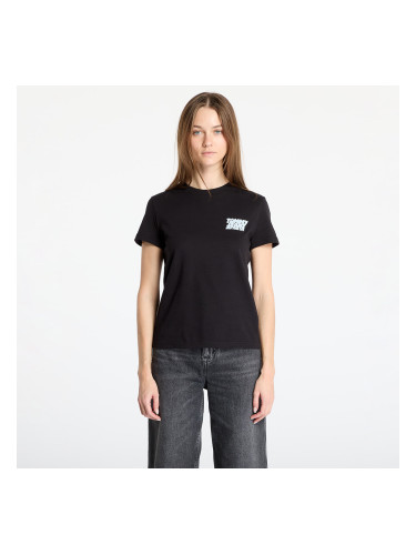 Тениска Tommy Jeans Reg Tj Bubble Tee Black S