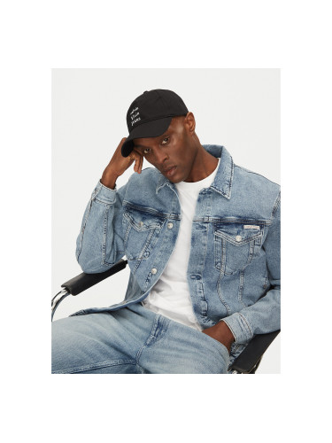 Шапка с козирка Calvin Klein Jeans Seasonal Printed LV04G5036G Черен