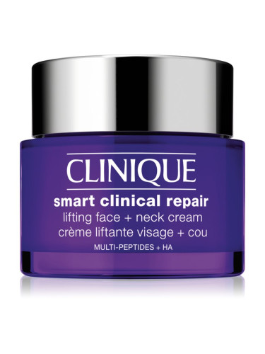 Clinique Smart Clinical™ Repair Lifting Face + Neck Cream подмладяващ крем за лице и шия 75 мл.