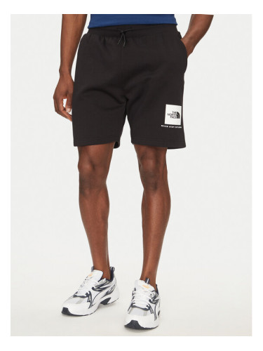 The North Face Спортни шорти Nse Box NF0A8C1J Черен Regular Fit