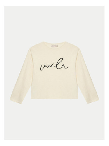 Kids ONLY Суитшърт 15339602 Бежов Regular Fit