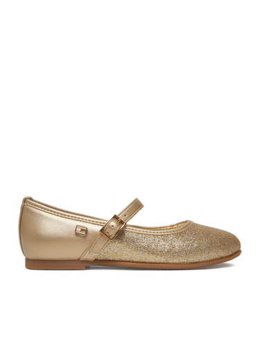 Tommy Hilfiger Балеринки Ballerina T4A3-33930-0572 M Златист