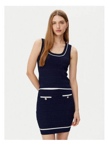 Marciano Guess Блуза 5RGR03 5640Z Тъмносин Regular Fit