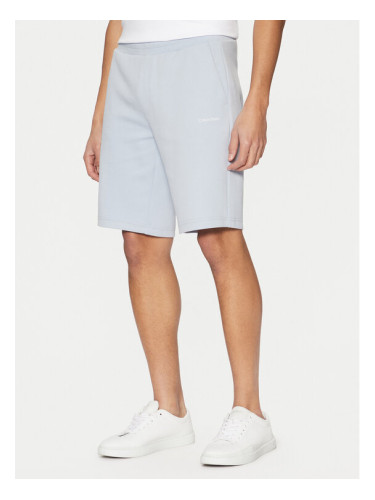 Calvin Klein Спортни шорти Micro Logo K10K111208 Син Regular Fit