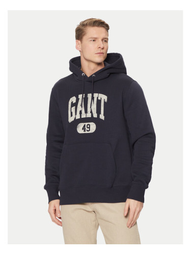Gant Суитшърт 49 Arch Graphic 2044009 Тъмносин Regular Fit