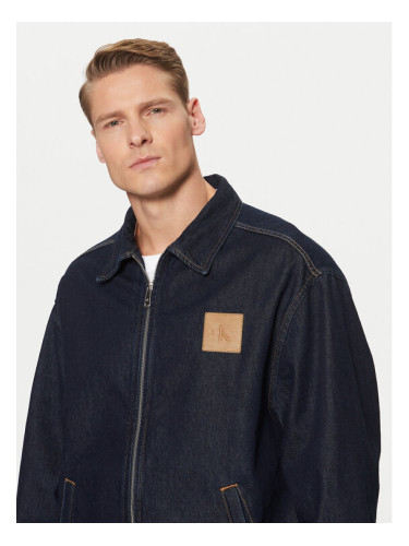 Calvin Klein Jeans Дънково яке J30J327087 Тъмносин Relaxed Fit