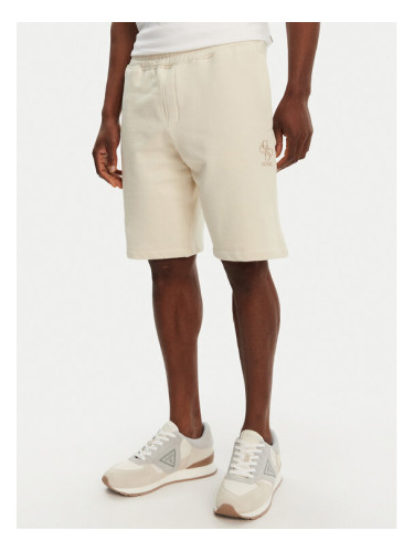 Guess Спортни шорти M5GD10 KCN01 Екрю Regular Fit