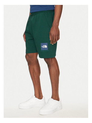 The North Face Спортни шорти Nse Box NF0A8C1J Зелен Regular Fit